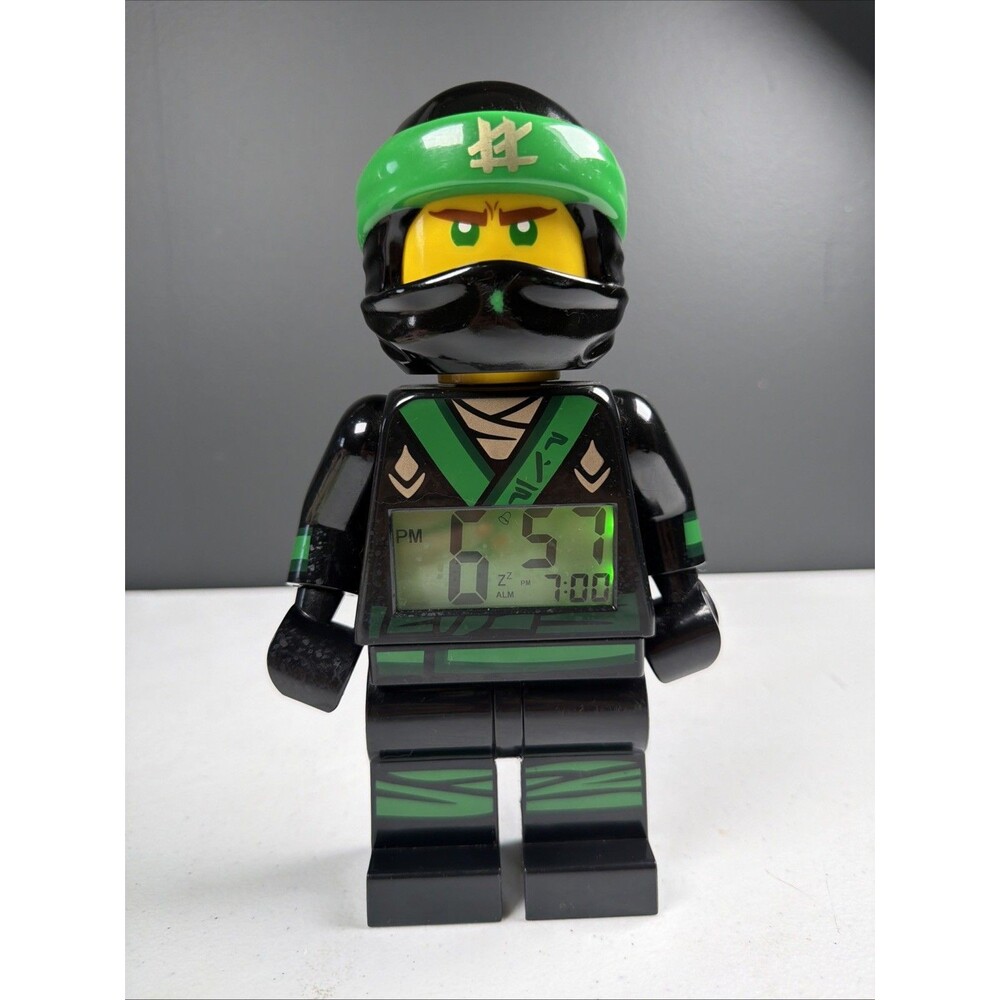 LEGO Ninjago Movie Lloyd Digital Alarm Clock Big Minifigure Lighted 2017 TESTED